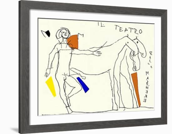 Il Teatro-Marino Marini-Framed Serigraph