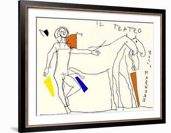 Il Teatro-Marino Marini-Framed Serigraph