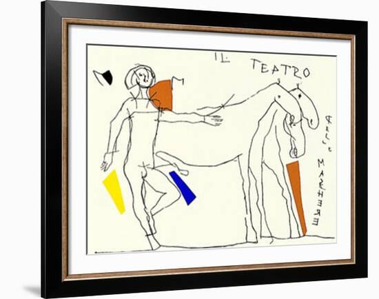 Il Teatro-Marino Marini-Framed Serigraph