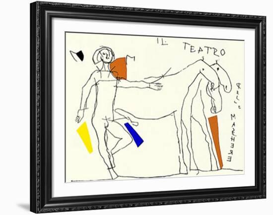 Il Teatro-Marino Marini-Framed Serigraph