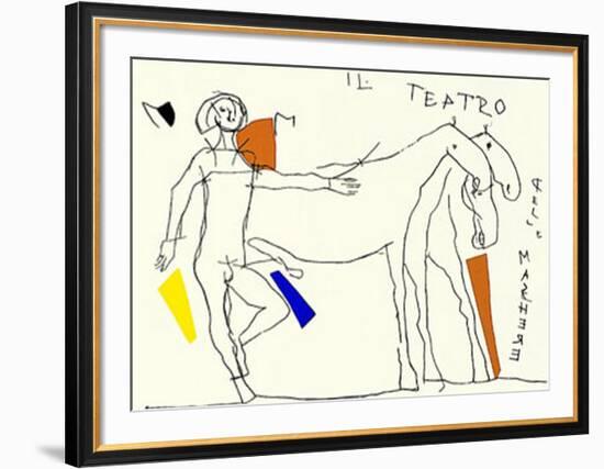 Il Teatro-Marino Marini-Framed Serigraph