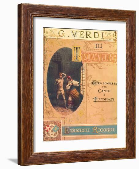 Il Trovatore by G. Verdi, c.1923-null-Framed Giclee Print
