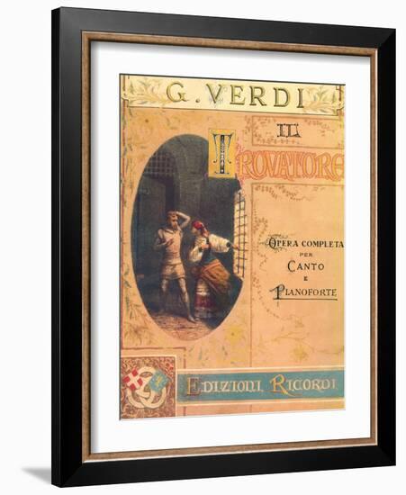 Il Trovatore by G. Verdi, c.1923-null-Framed Giclee Print