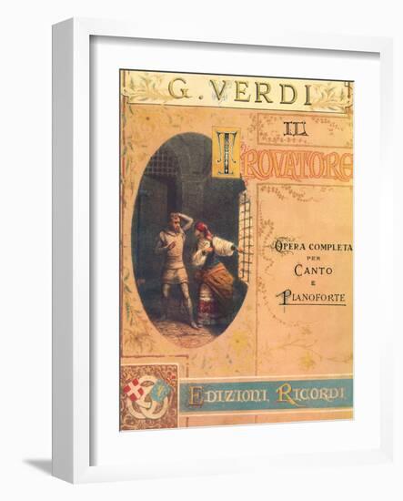 Il Trovatore by G. Verdi, c.1923-null-Framed Giclee Print