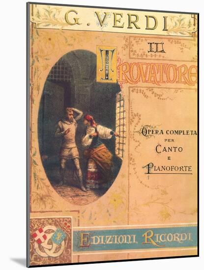 Il Trovatore by G. Verdi, c.1923-null-Mounted Giclee Print