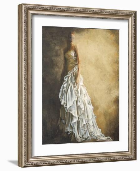 Il vestito bianco-Andrea Bassetti-Framed Art Print