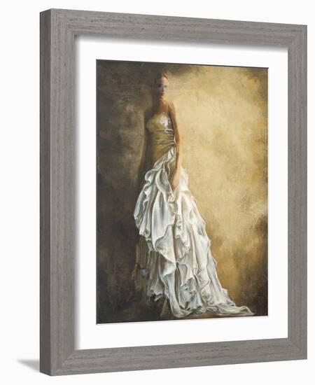 Il vestito bianco-Andrea Bassetti-Framed Art Print