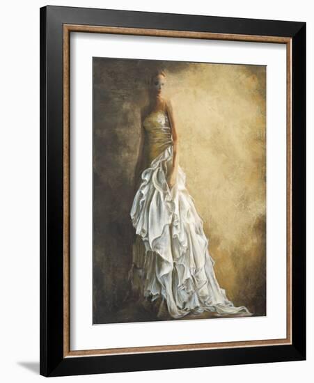 Il vestito bianco-Andrea Bassetti-Framed Art Print