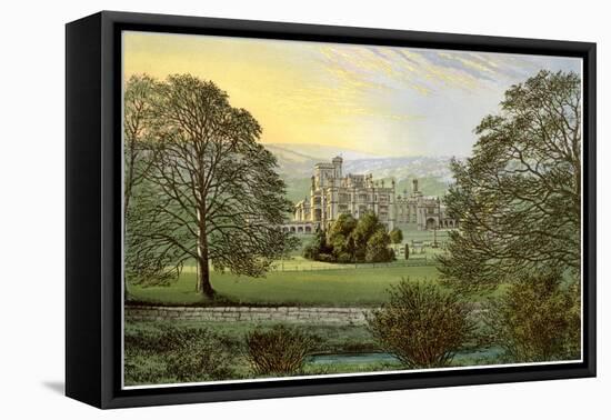 Ilam Hall, Staffordshire, Home of the Hanbury Family, C1880-Benjamin Fawcett-Framed Premier Image Canvas