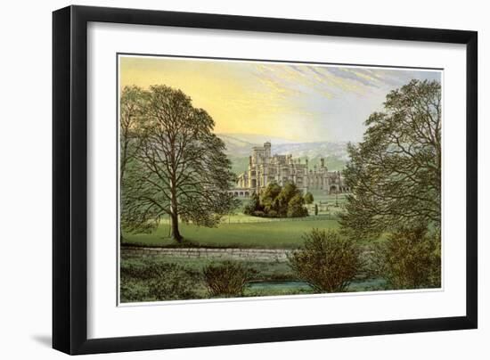 Ilam Hall, Staffordshire, Home of the Hanbury Family, C1880-Benjamin Fawcett-Framed Giclee Print