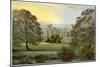 Ilam Hall, Staffordshire, Home of the Hanbury Family, C1880-Benjamin Fawcett-Mounted Giclee Print