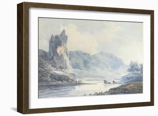 Ilam Rock, Dovedale, Staffordshire-J. M. W. Turner-Framed Giclee Print