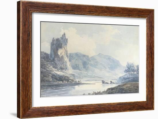 Ilam Rock, Dovedale, Staffordshire-J. M. W. Turner-Framed Giclee Print