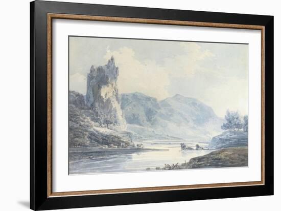 Ilam Rock, Dovedale, Staffordshire-J. M. W. Turner-Framed Giclee Print