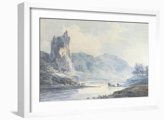 Ilam Rock, Dovedale, Staffordshire-J. M. W. Turner-Framed Giclee Print