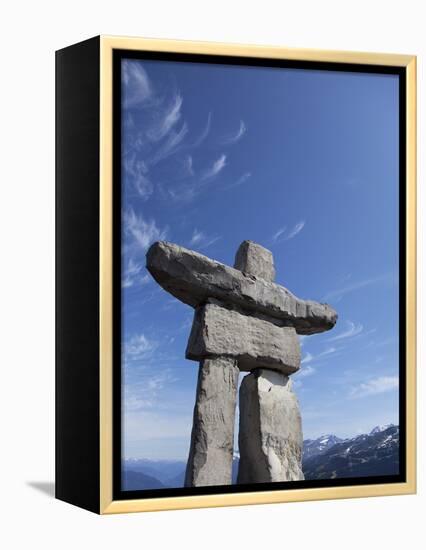 Ilanaaq, the Mascot Logo of the 2010 Winter Olympics, Located on Whistler Mountain, Whistler, Briti-Martin Child-Framed Premier Image Canvas