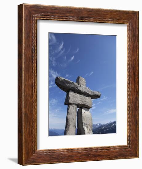 Ilanaaq, the Mascot Logo of the 2010 Winter Olympics, Located on Whistler Mountain, Whistler, Briti-Martin Child-Framed Photographic Print