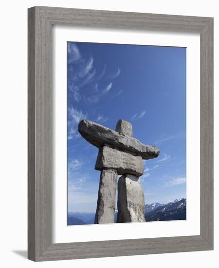 Ilanaaq, the Mascot Logo of the 2010 Winter Olympics, Located on Whistler Mountain, Whistler, Briti-Martin Child-Framed Photographic Print