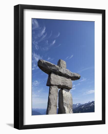 Ilanaaq, the Mascot Logo of the 2010 Winter Olympics, Located on Whistler Mountain, Whistler, Briti-Martin Child-Framed Photographic Print