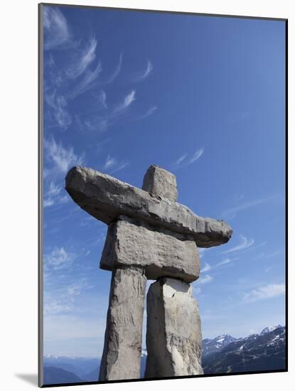 Ilanaaq, the Mascot Logo of the 2010 Winter Olympics, Located on Whistler Mountain, Whistler, Briti-Martin Child-Mounted Photographic Print