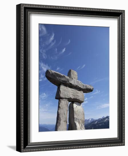 Ilanaaq, the Mascot Logo of the 2010 Winter Olympics, Located on Whistler Mountain, Whistler, Briti-Martin Child-Framed Photographic Print