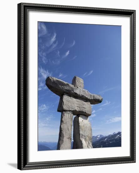 Ilanaaq, the Mascot Logo of the 2010 Winter Olympics, Located on Whistler Mountain, Whistler, Briti-Martin Child-Framed Photographic Print