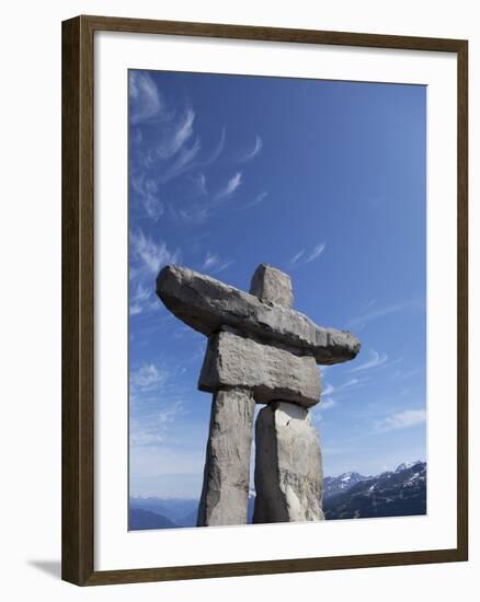 Ilanaaq, the Mascot Logo of the 2010 Winter Olympics, Located on Whistler Mountain, Whistler, Briti-Martin Child-Framed Photographic Print