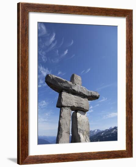 Ilanaaq, the Mascot Logo of the 2010 Winter Olympics, Located on Whistler Mountain, Whistler, Briti-Martin Child-Framed Photographic Print