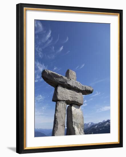 Ilanaaq, the Mascot Logo of the 2010 Winter Olympics, Located on Whistler Mountain, Whistler, Briti-Martin Child-Framed Photographic Print