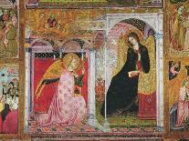 The Annunciation, Fresco from the Porziuncola, 1393-Ilario da Viterbo-Framed Premier Image Canvas