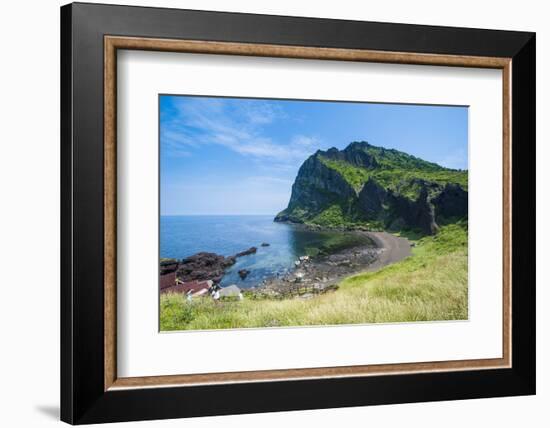 Ilchulbong Tuff Cone, Sunrise Peak, Island of Jejudo, UNESCO World Heritage Site, South Korea, Asia-Michael Runkel-Framed Photographic Print