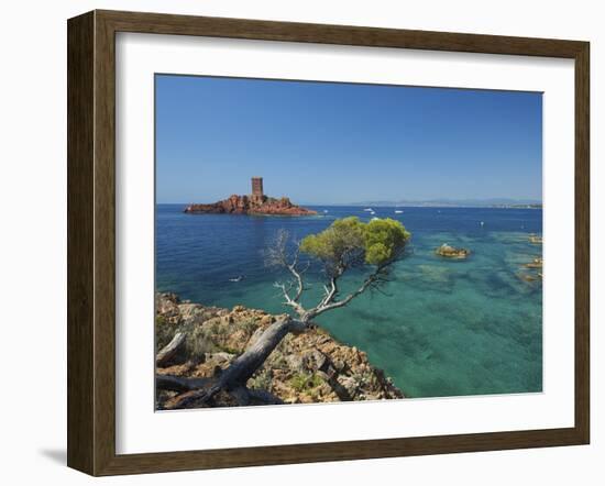 Ile D´Or at Corniche De L´Esterel, Cote D´Azur Provence-Alpes-Cote D'Azur, France-Katja Kreder-Framed Photographic Print