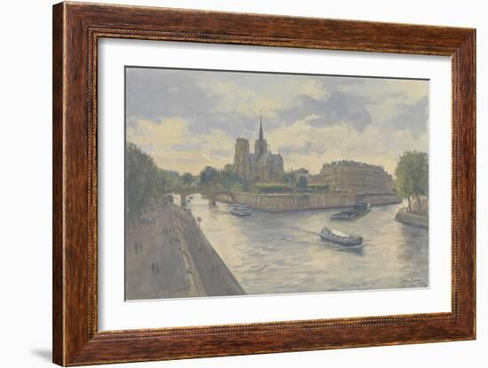 Ile De La Cite, 2010-Julian Barrow-Framed Giclee Print