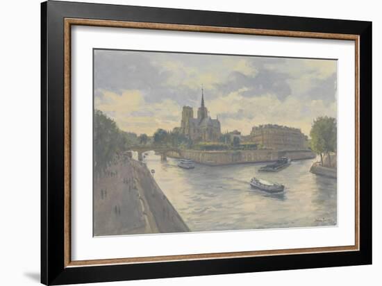 Ile De La Cite, 2010-Julian Barrow-Framed Giclee Print