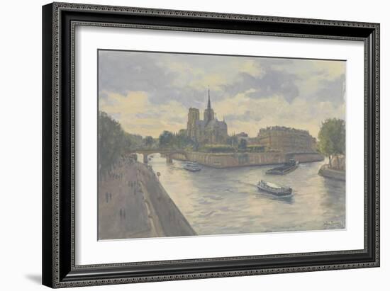 Ile De La Cite, 2010-Julian Barrow-Framed Giclee Print