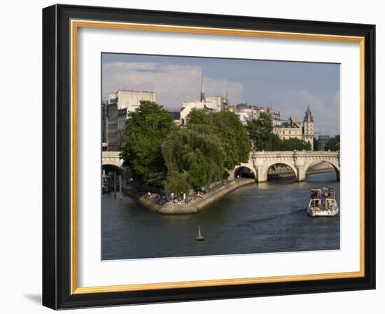 Ile De La Cite, Paris, France-Sergio Pitamitz-Framed Photographic Print