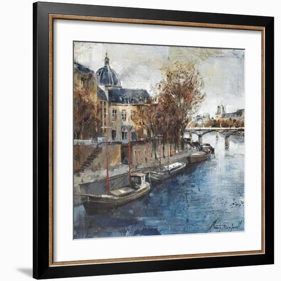 Ile de la Cité, Paris-Marti Bofarull-Framed Art Print