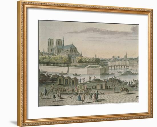 Ile De La Cite-null-Framed Giclee Print