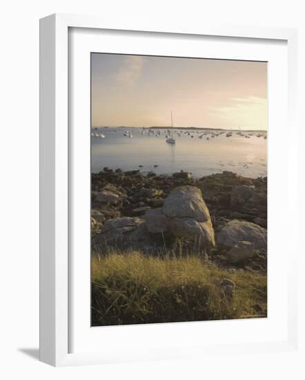 Ile Grande, Cote De Granit Rose, Cotes d'Armor, Brittany, France-David Hughes-Framed Photographic Print