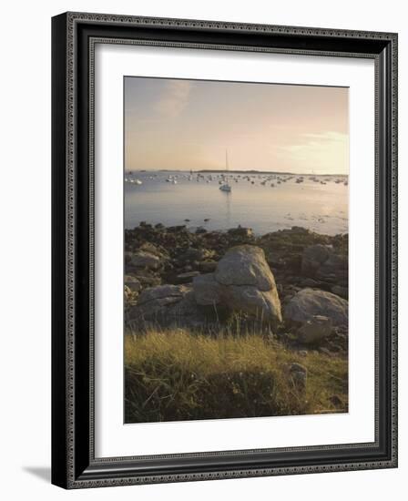 Ile Grande, Cote De Granit Rose, Cotes d'Armor, Brittany, France-David Hughes-Framed Photographic Print