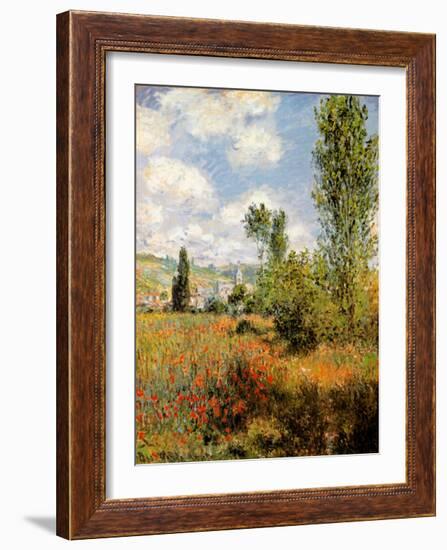 Ile Saint Martin, Vetheuil-Claude Monet-Framed Art Print