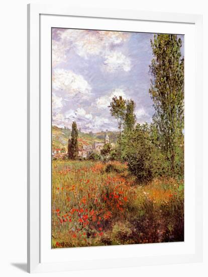 Ile St. Martin-Claude Monet-Framed Art Print