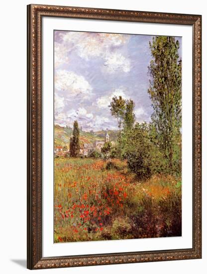 Ile St. Martin-Claude Monet-Framed Art Print