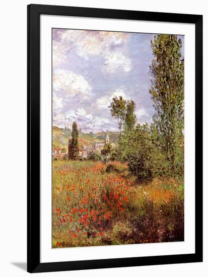 Ile St. Martin-Claude Monet-Framed Art Print