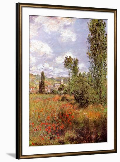 Ile St. Martin-Claude Monet-Framed Art Print