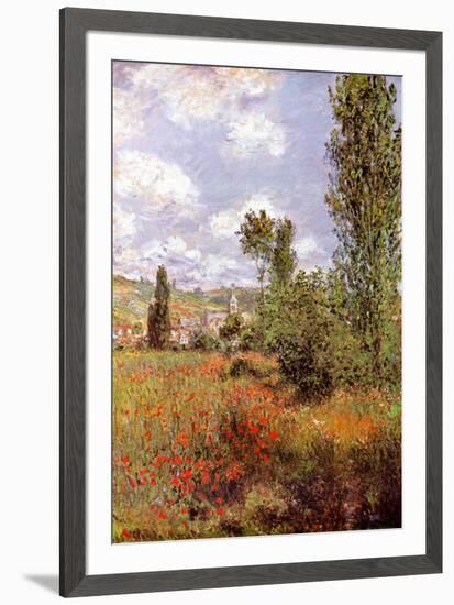 Ile St. Martin-Claude Monet-Framed Art Print