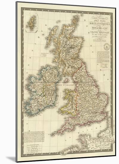 Iles Britanniques, c.1828-Adrien Hubert Brue-Mounted Art Print