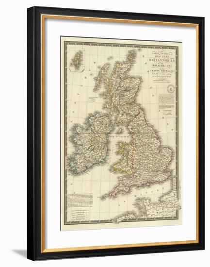 Iles Britanniques, c.1828-Adrien Hubert Brue-Framed Art Print