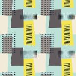 Pattern with Geometrical Shapes-Iliveinoctober-Art Print