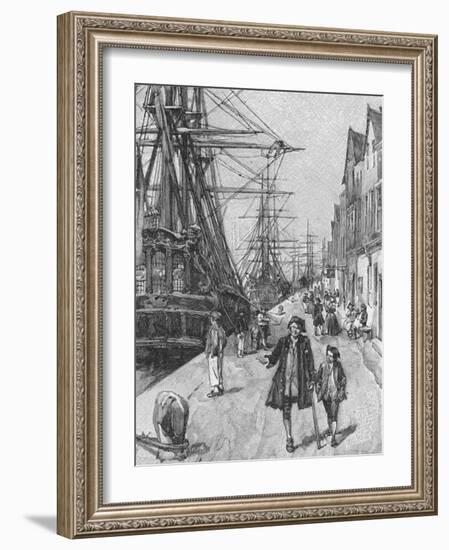 Ill. from Treasure Island by Robert Louis Stevenson-null-Framed Photographic Print